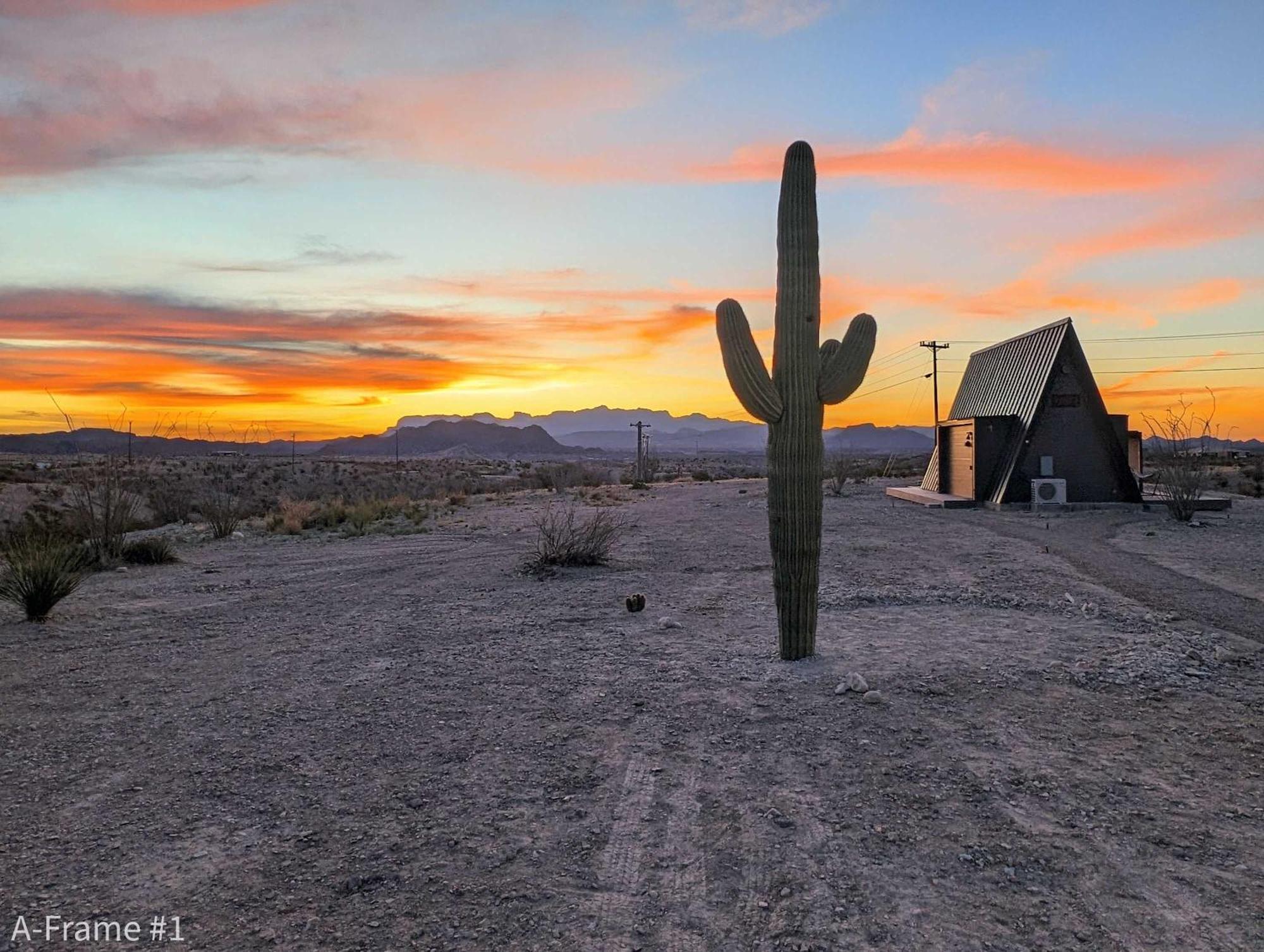 Stardust Big Bend Luxury A-frame#8 With A Fab View * Terlingua